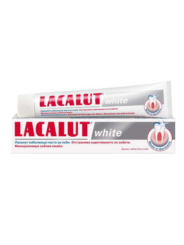Lacalut White Паста за избелване на зъби 75 ml