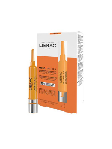 Lierac Mesolift C15 Енергизиращ серум за лице против умора 2х15 ml