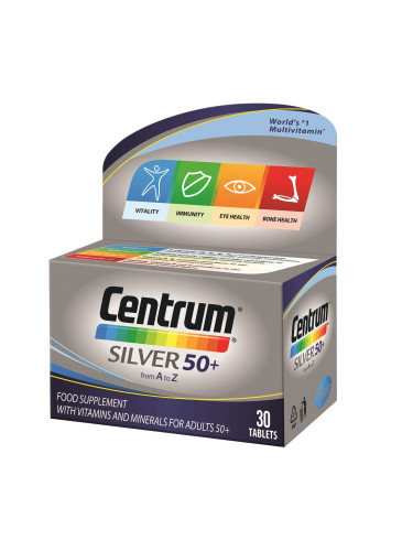 Centrum Silver 50+ A-Z Мултивитамини за мъже и жени х30 таблетки