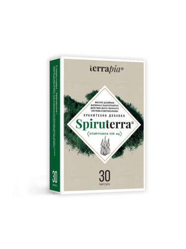 Terrapia Спирутерра за добър имунитет и защита при хронични инфекции х30 капсули