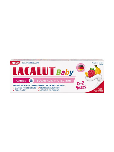 Lacalut Baby Детска паста за зъби 0-2 години 55 ml