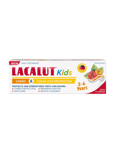 Lacalut Детска паста за зъби 2-6 години 55 ml