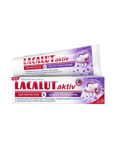 Lacalut Activ & Healthy Enamel Паста за зъби 75 ml