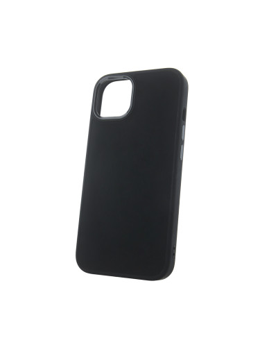 Силиконов кейс bSmart Silicone Satin Case, За iPhone 14 (6.1), Черен