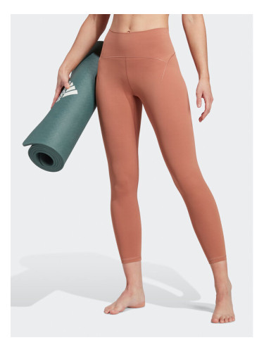 adidas Клин Yoga Studio Luxe 7/8 Leggings HR5415 Кафяв