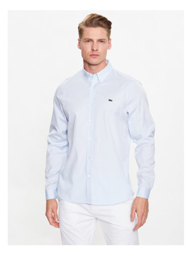 Lacoste Риза CH2933 Светлосиньо Regular Fit