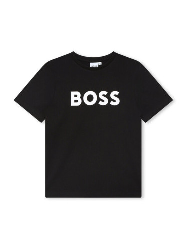 Boss Тишърт J25P24 D Черен Regular Fit