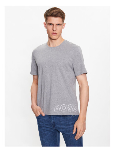 Boss Тишърт 50472750 Сив Regular Fit