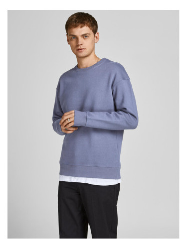 Jack&Jones Суитшърт Star 12208182 Син Relaxed Fit