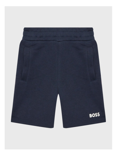 Boss Спортни шорти J24816 S Тъмносин Regular Fit