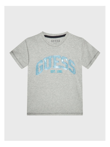 Guess Тишърт L3RI01 K8HM3 Сив Regular Fit