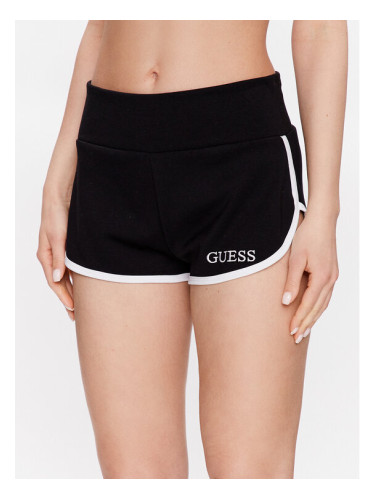 Guess Спортни шорти E3GD05 KBP41 Черен Regular Fit