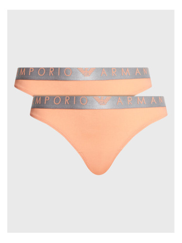 Emporio Armani Underwear Комплект 2 чифта прашки 163333 3R235 02662 Оранжев