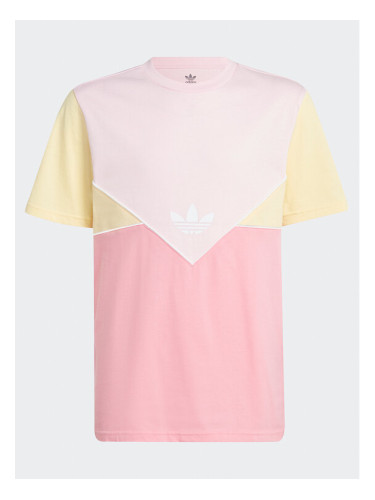 adidas Тишърт Adicolor T-Shirt H60092 Розов Regular Fit