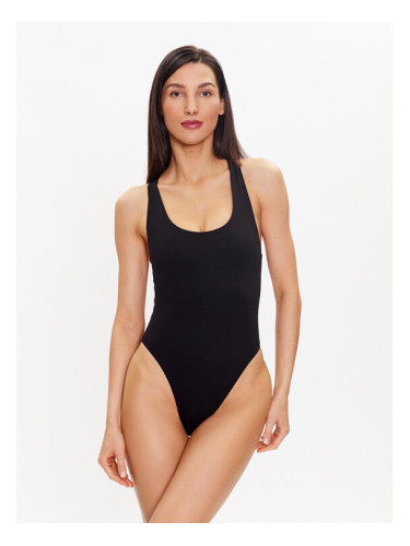 Calvin Klein Swimwear Бански костюм KW0KW02051 Черен