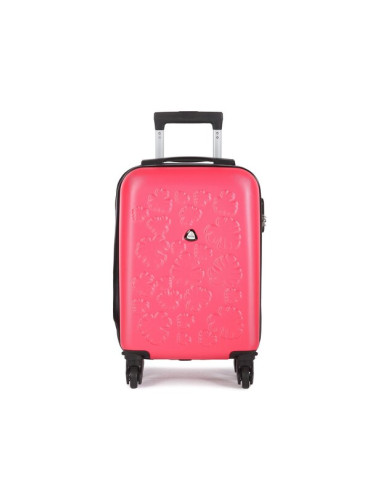 Semi Line Самолетен куфар за ръчен багаж T5544-1 Розов