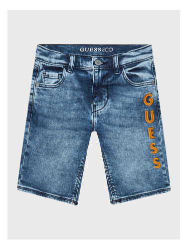 Guess Дънкови шорти L3GD13 D4GV0 Син Regular Fit