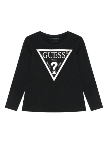 Guess Блуза K84I18 K8HM0 Черен Slim Fit