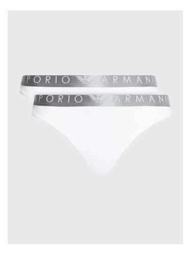 Emporio Armani Underwear Комплект 2 чифта прашки 163333 3R235 00010 Бял