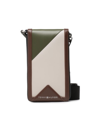 Tommy Hilfiger Голям мъжки портфейл Th Modern Leather Handing Wallet AM0AM11122 Цветен