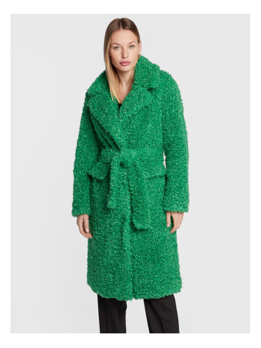 Pinko Кожено палто Corinne 1G18AH A04L Зелен Regular Fit