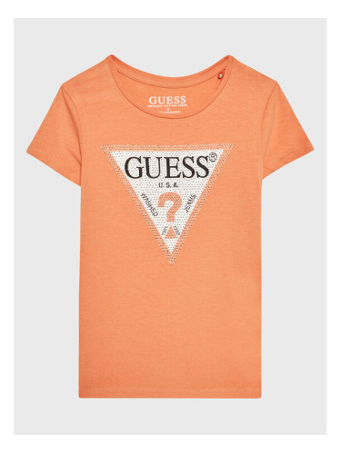 Guess Тишърт J2YI51 K6YW1 Оранжев Regular Fit