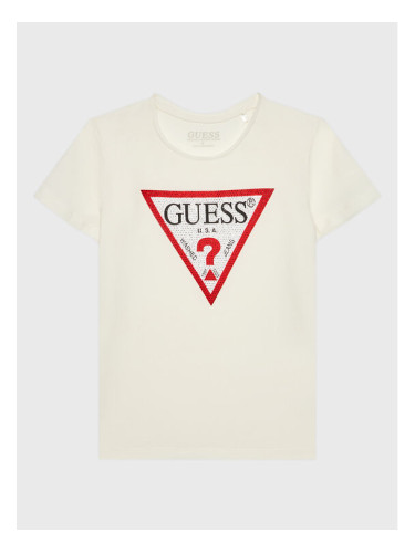 Guess Тишърт J2YI51 K6YW1 Бял Regular Fit