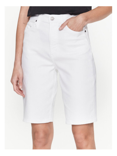 Calvin Klein Дънкови шорти K20K205170 Бял Regular Fit