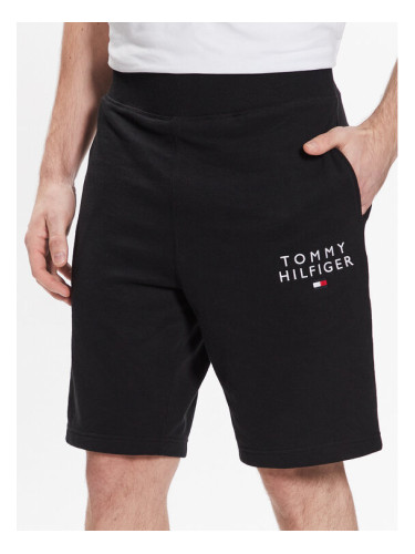 Tommy Hilfiger Спортни шорти UM0UM02881 Черен Regular Fit