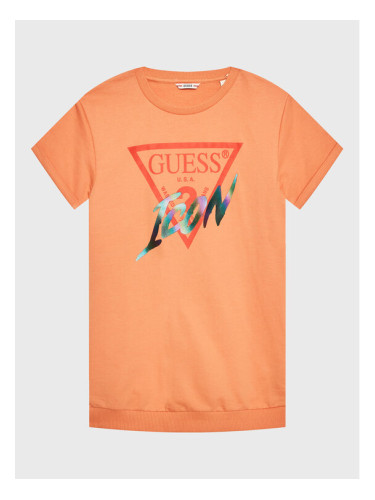 Guess Ежедневна рокля J3RK01 KB4O0 Оранжев Regular Fit