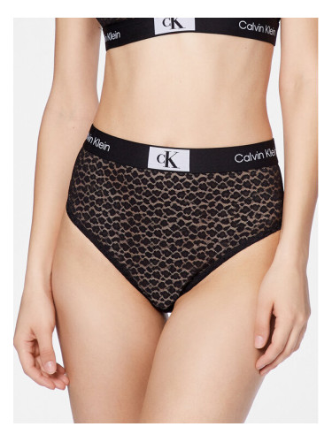 Calvin Klein Underwear Класически бикини с висока талия 000QF7177E Черен