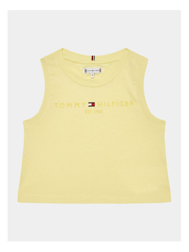 Tommy Hilfiger топ KG0KG07262 M Жълт Regular Fit