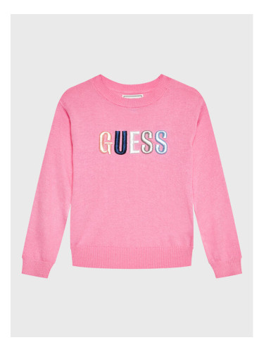 Guess Пуловер K3GR00 Z36I0 Розов Regular Fit