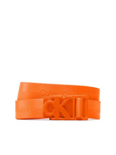 Calvin Klein Jeans Мъжки колан Monogram Logo Webbing Belt 35Mm K50K510475 Оранжев
