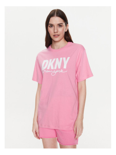 DKNY Sport Тишърт DP3T9323 Розов Classic Fit