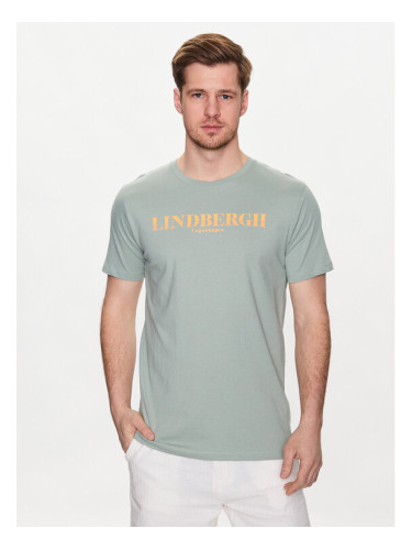 Lindbergh Тишърт 30-400222 Зелен Relaxed Fit