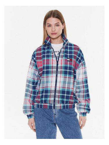 Tommy Jeans Преходно яке Tartan Track DW0DW14935 Цветен Regular Fit