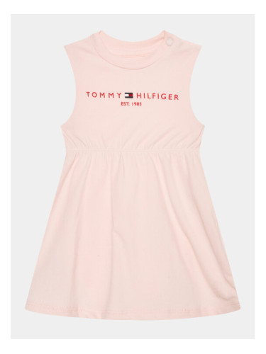 Tommy Hilfiger Ежедневна рокля KN0KN01625 Розов Regular Fit