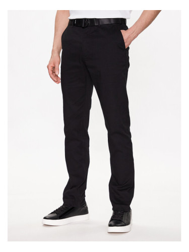 Calvin Klein Чино панталони Modern Twill K10K110979 Черен Slim Fit