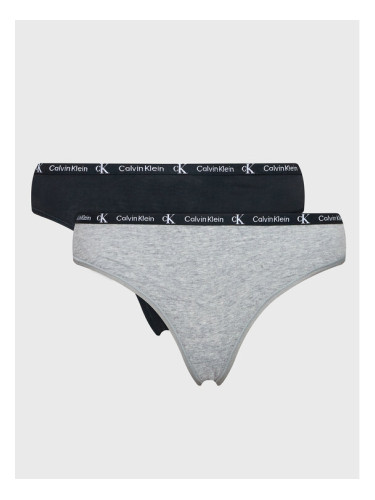 Calvin Klein Underwear Комплект 2 чифта прашки 000QD3990E Цветен