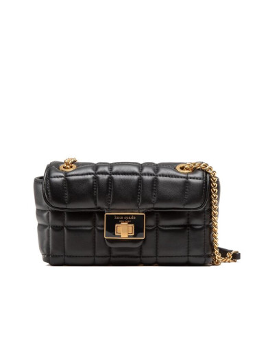 Kate Spade Дамска чанта Evelyn Quilted Leatcher Small S K8932 Черен