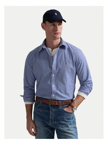 Polo Ralph Lauren Риза Core Replen 710792041 Син Custom Fit