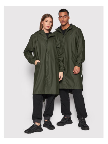 Rains Яке за дъжд Unisex 18140 Зелен Regular Fit