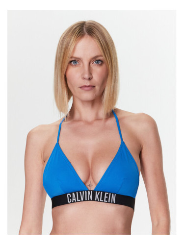 Calvin Klein Swimwear Горнище на бански KW0KW01963 Син