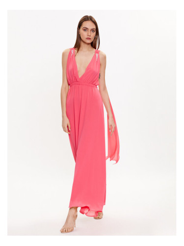 ViCOLO Официална рокля TE0028 Розов Regular Fit
