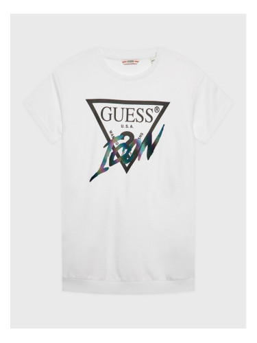 Guess Ежедневна рокля J3RK01 KB4O0 Бял Regular Fit