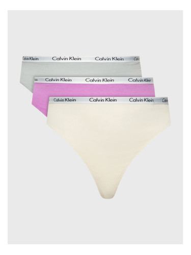 Calvin Klein Underwear Комплект 3 чифта прашки 000QD3800E Цветен