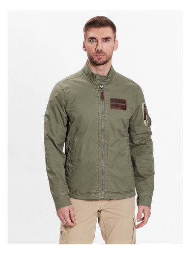 Aeronautica Militare Преходно яке 231AB2068CT3013 Зелен Regular Fit