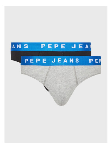 Pepe Jeans Слипове Logo Bf Lr 2P PMU10962 Черен