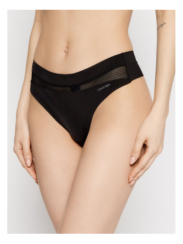Calvin Klein Underwear Бикини тип прашка 000QF6047E Черен